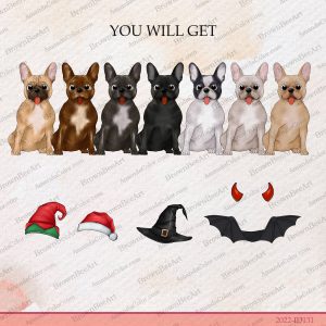 Dog Sitting Clipart – Set 5, Cute Animals Illustration 2 Dog clipart