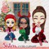 Sisters clipart