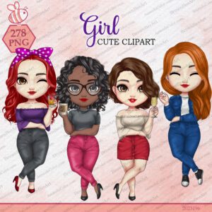 girl chibi clipart