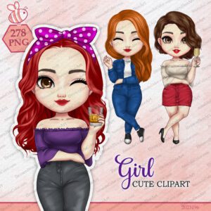 girl chibi clipart