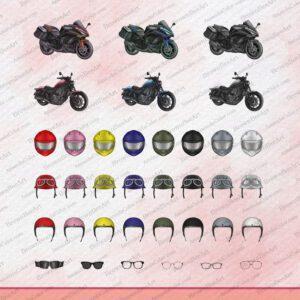Couple motorcycle
