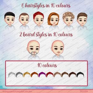 Father's Day, Father and Baby, Chibi clipart 3 chibi clipart