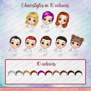 Father's Day, Father and Baby, Chibi clipart 4 chibi clipart