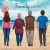 Bundle Family clipart, Custom Family Portrait, Back view clipart 6 family clipart