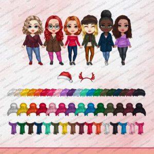 sisters clipart