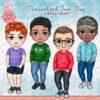 Teen Girl Chibi Clipart