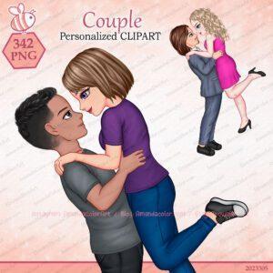 couple valentine clipart