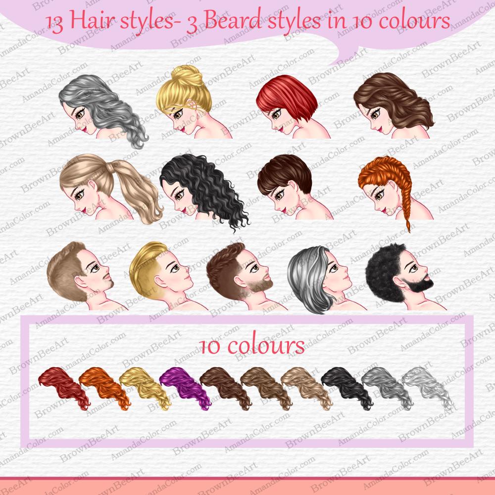 Personalized Couple Clipart, Valentine's day clipart, Happy couple, Anime clipart 4 couple valentine clipart