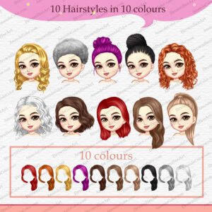 First Mom clipart, Mother's day clipart, Mom and baby clipart, Personalized clipart, Chibi clipart 3 First mother