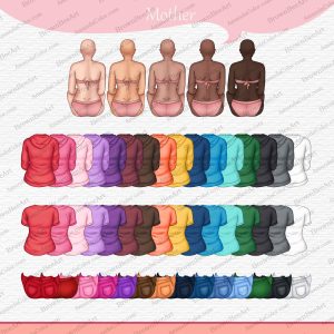 Big Family Clipart Collection, Family Png, Sitting Family, Family Portrait 7 family clipart