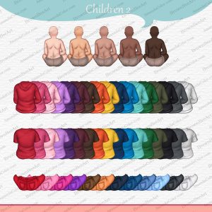 Big Family Clipart Collection, Family Png, Sitting Family, Family Portrait 4 family clipart