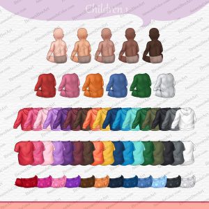 Big Family Clipart Collection, Family Png, Sitting Family, Family Portrait 3 family clipart