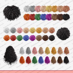 Hair Black Woman clipart