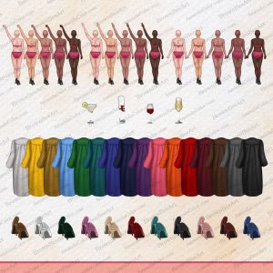 Graduation Girls Clipart