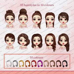 Baseball girl clipart, Cartoon Baseball clipart, Clipart bundle, Sports Clipart, Chibi clipart, Girlfriend clipart 3 Woman playing baseball