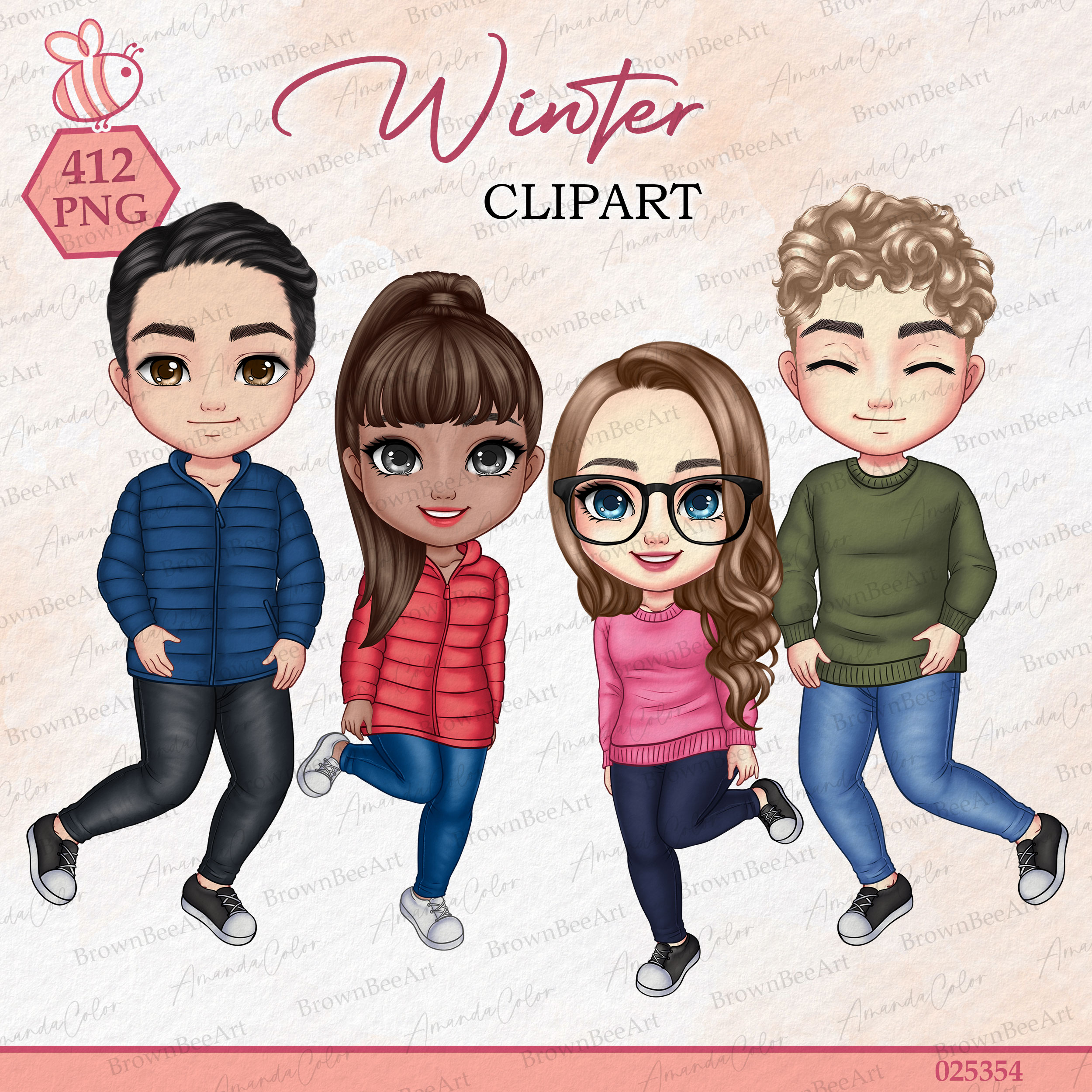 Winter Friends clipart Winter Friends clipart