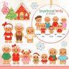 Gingerbread Family clipart