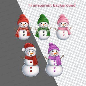 Christmas Snowman Clipart