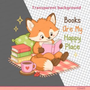 Bookish Fall PNG