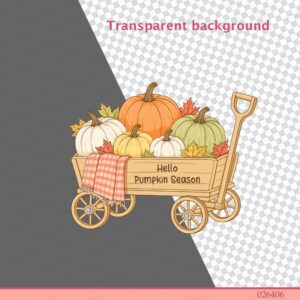 fall bookish clipart
